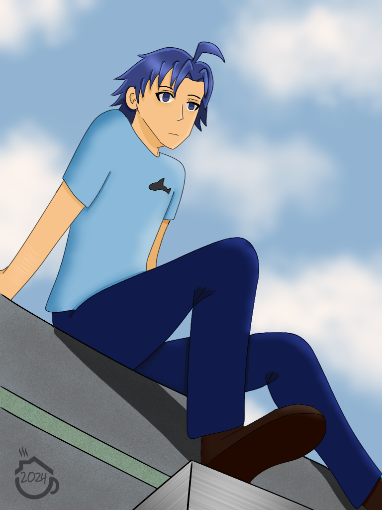 Manami on the Roof
